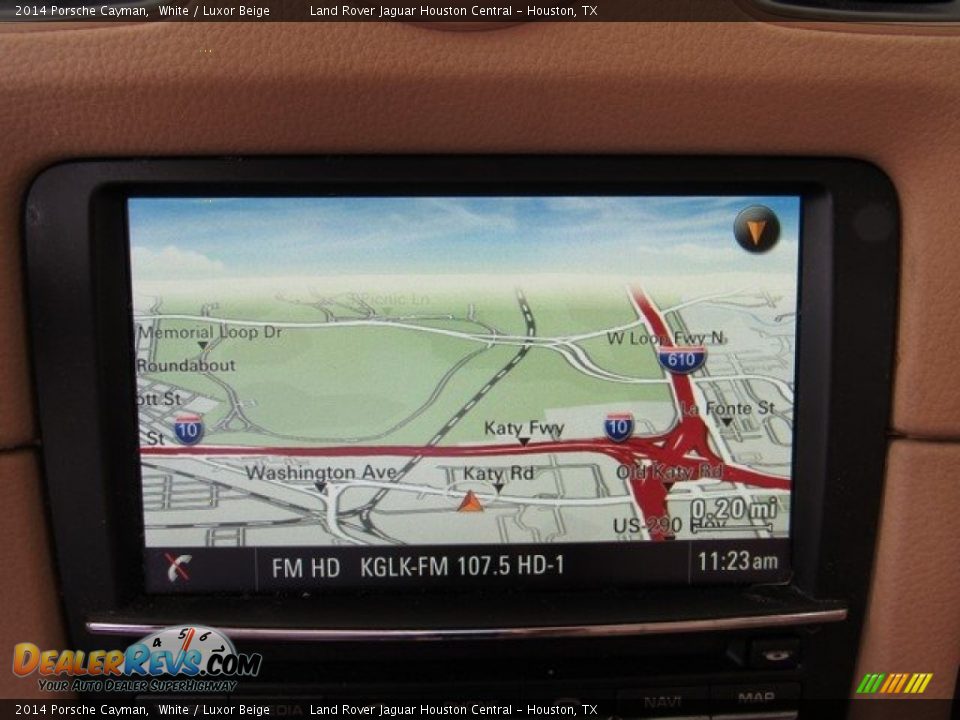 2014 Porsche Cayman White / Luxor Beige Photo #28