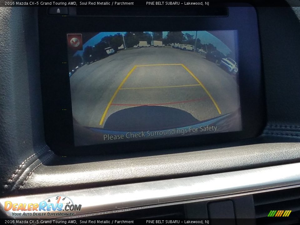 2016 Mazda CX-5 Grand Touring AWD Soul Red Metallic / Parchment Photo #30