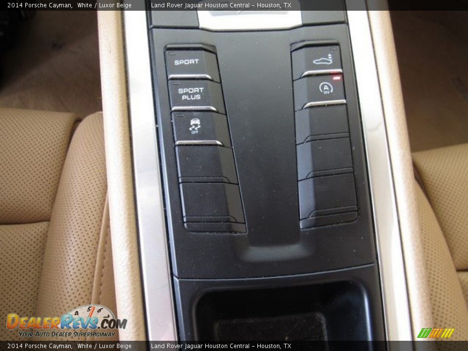 2014 Porsche Cayman White / Luxor Beige Photo #30