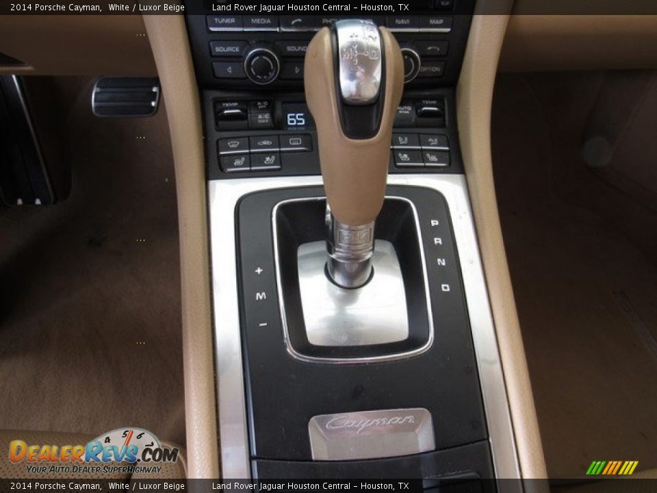 2014 Porsche Cayman White / Luxor Beige Photo #31