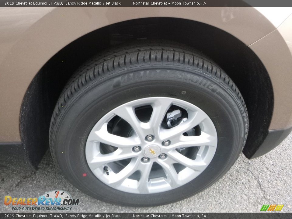 2019 Chevrolet Equinox LT AWD Sandy Ridge Metallic / Jet Black Photo #9