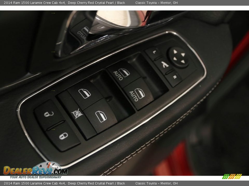 2014 Ram 1500 Laramie Crew Cab 4x4 Deep Cherry Red Crystal Pearl / Black Photo #5