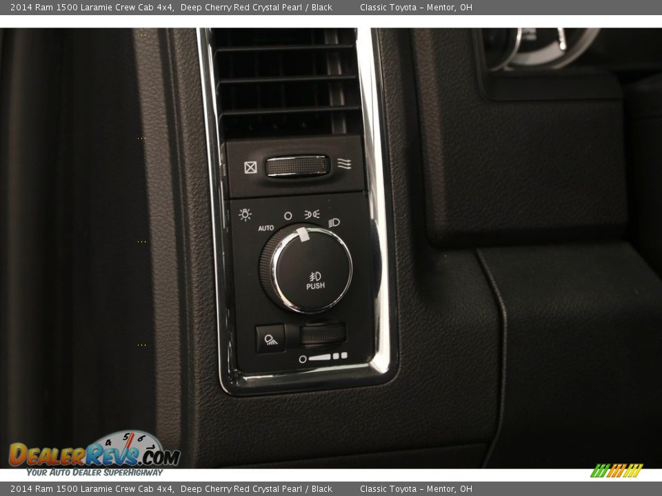 2014 Ram 1500 Laramie Crew Cab 4x4 Deep Cherry Red Crystal Pearl / Black Photo #6