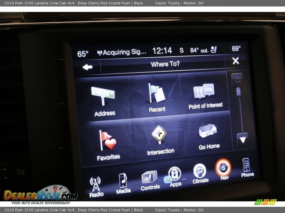 2014 Ram 1500 Laramie Crew Cab 4x4 Deep Cherry Red Crystal Pearl / Black Photo #17