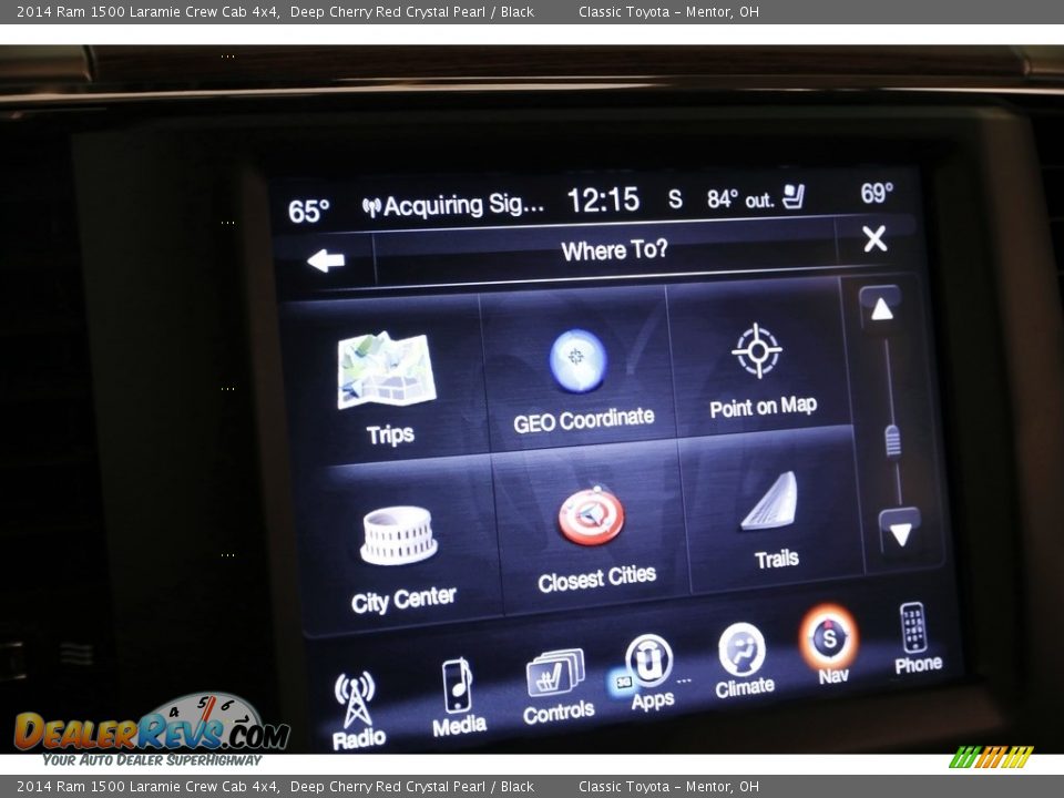 2014 Ram 1500 Laramie Crew Cab 4x4 Deep Cherry Red Crystal Pearl / Black Photo #18