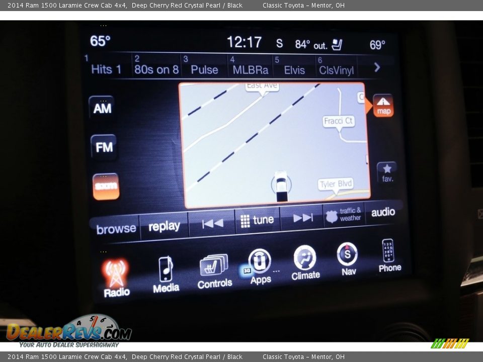 2014 Ram 1500 Laramie Crew Cab 4x4 Deep Cherry Red Crystal Pearl / Black Photo #20