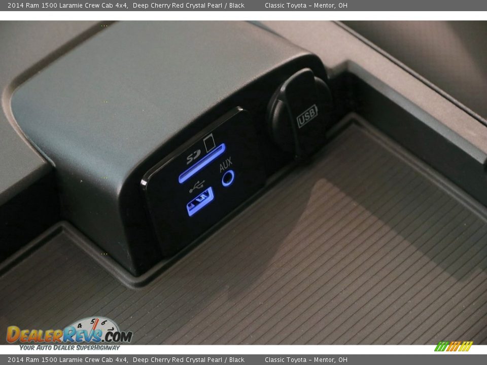2014 Ram 1500 Laramie Crew Cab 4x4 Deep Cherry Red Crystal Pearl / Black Photo #27
