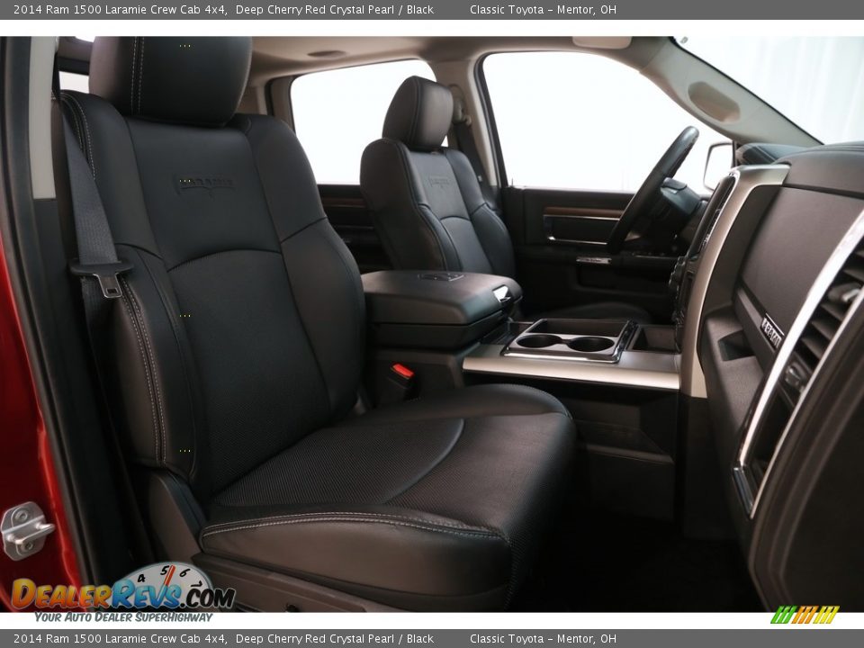 2014 Ram 1500 Laramie Crew Cab 4x4 Deep Cherry Red Crystal Pearl / Black Photo #29