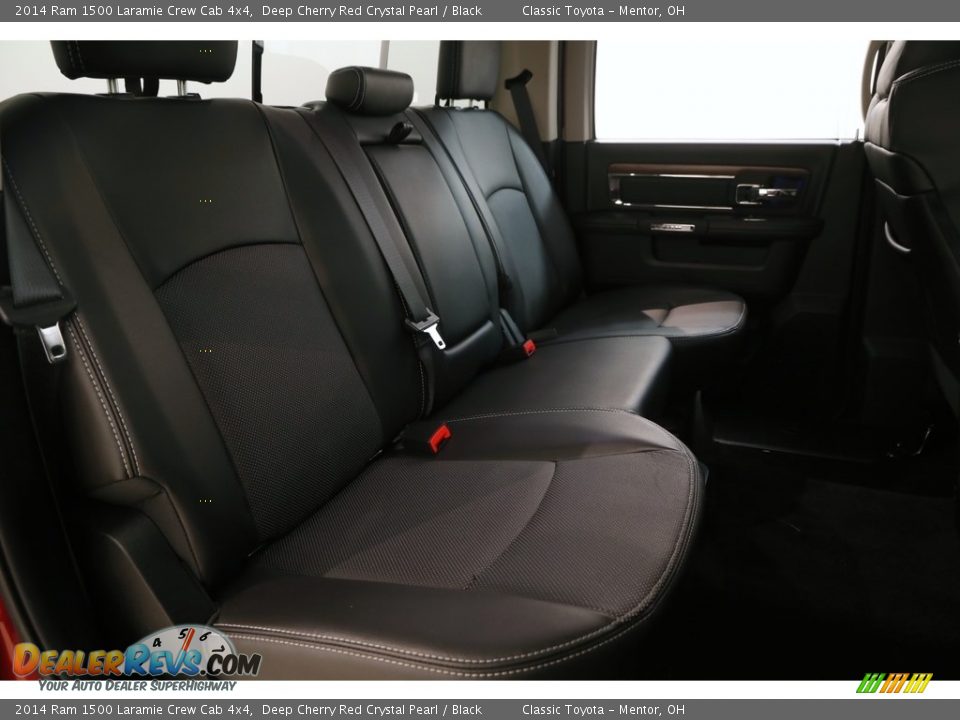 2014 Ram 1500 Laramie Crew Cab 4x4 Deep Cherry Red Crystal Pearl / Black Photo #30