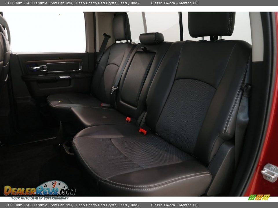 2014 Ram 1500 Laramie Crew Cab 4x4 Deep Cherry Red Crystal Pearl / Black Photo #31