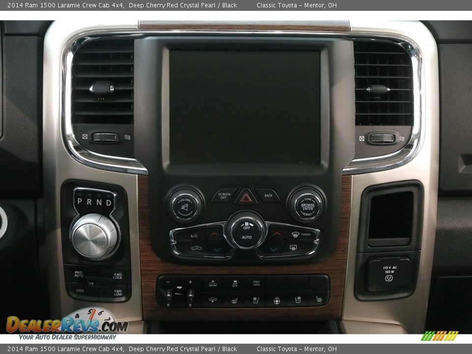 2014 Ram 1500 Laramie Crew Cab 4x4 Deep Cherry Red Crystal Pearl / Black Photo #33