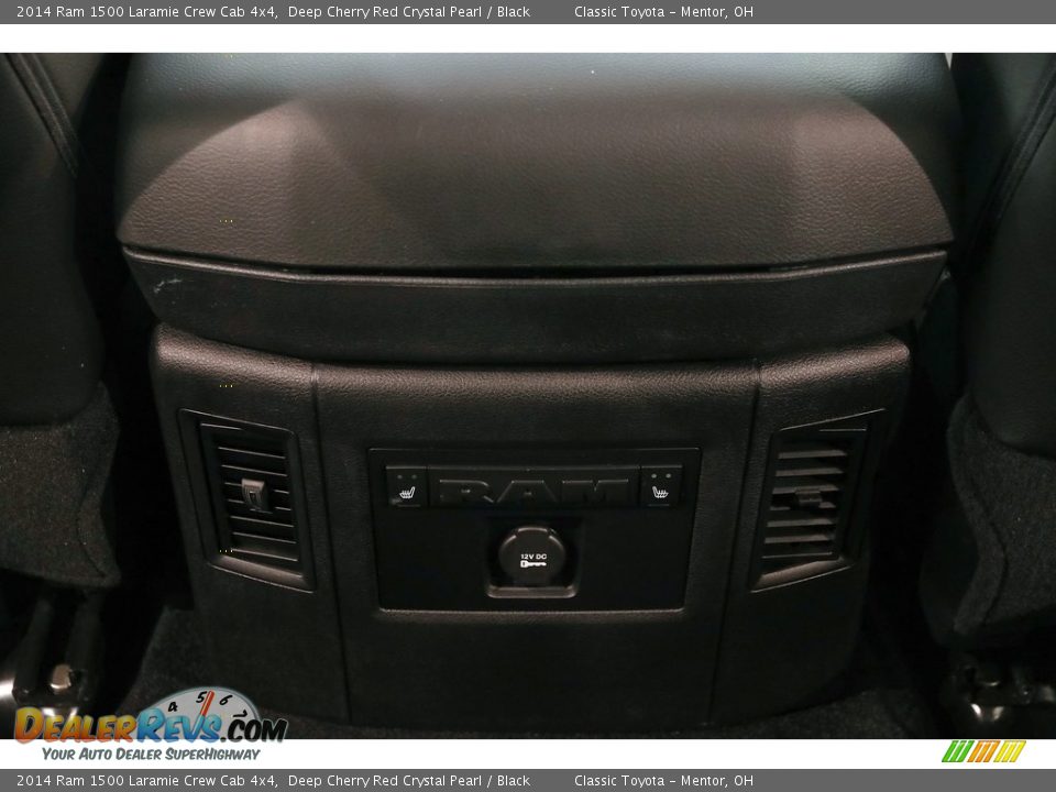 2014 Ram 1500 Laramie Crew Cab 4x4 Deep Cherry Red Crystal Pearl / Black Photo #34