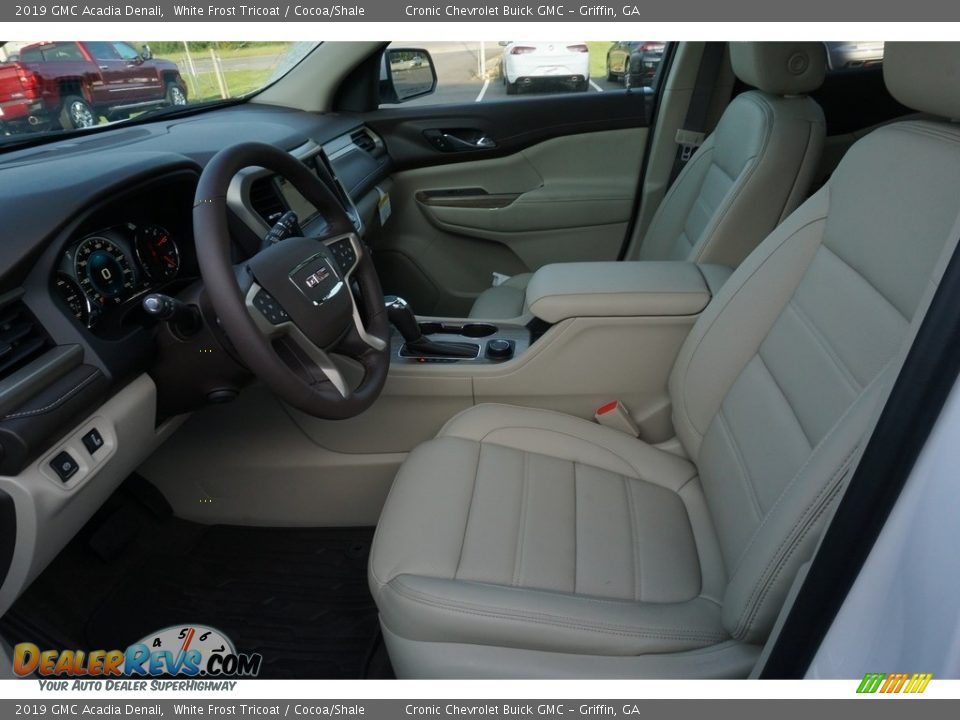 2019 GMC Acadia Denali White Frost Tricoat / Cocoa/Shale Photo #4