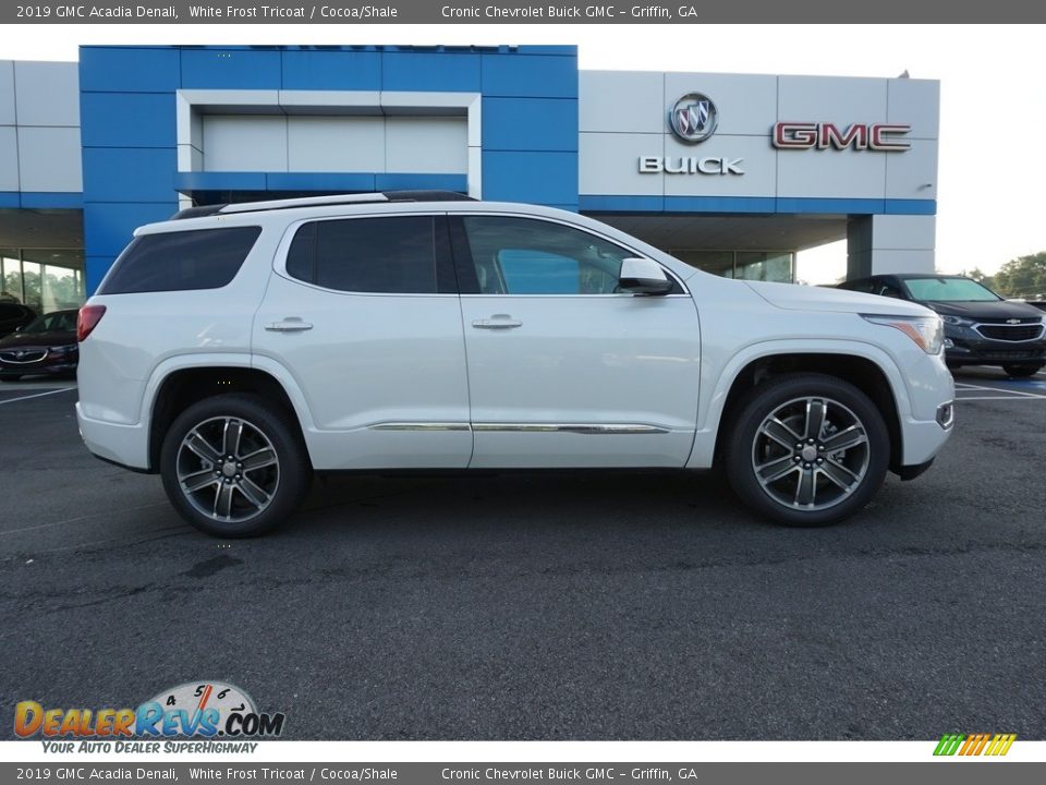 2019 GMC Acadia Denali White Frost Tricoat / Cocoa/Shale Photo #11
