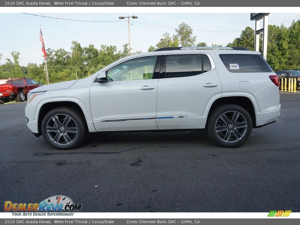 2019 GMC Acadia Denali White Frost Tricoat / Cocoa/Shale Photo #15