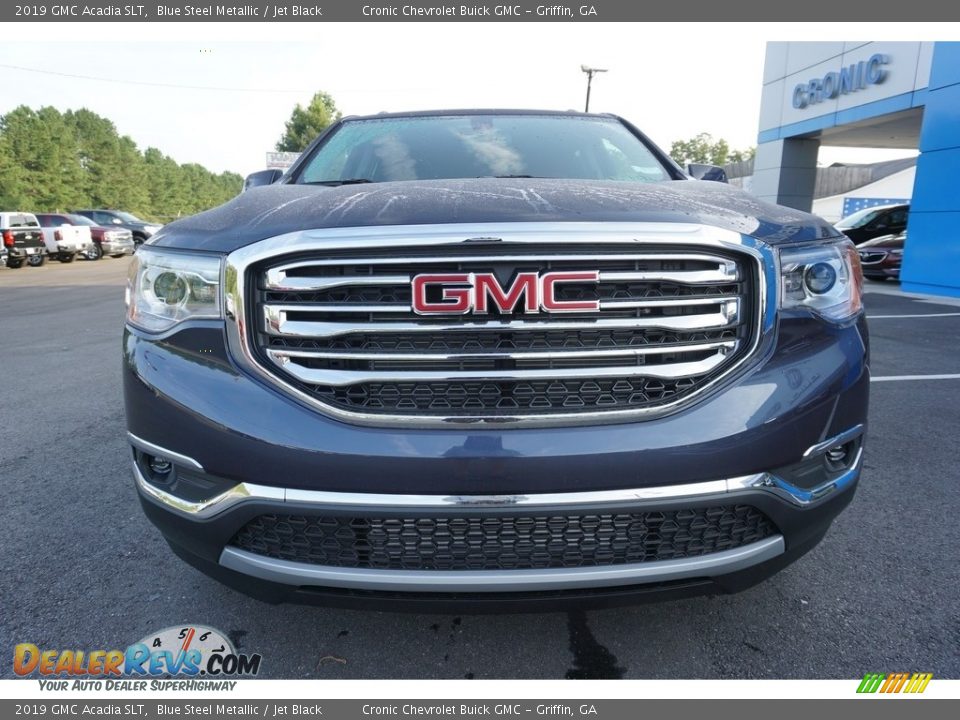2019 GMC Acadia SLT Blue Steel Metallic / Jet Black Photo #2