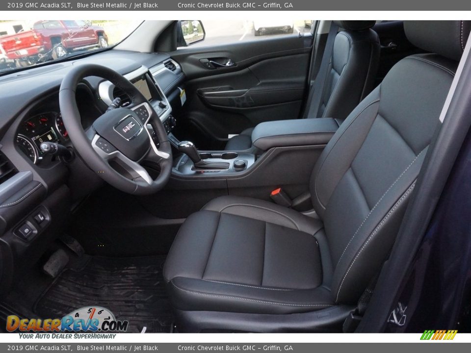 Jet Black Interior - 2019 GMC Acadia SLT Photo #4