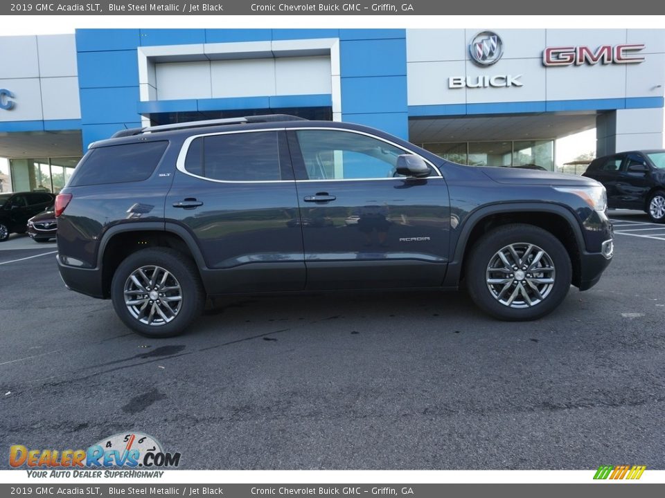 Blue Steel Metallic 2019 GMC Acadia SLT Photo #11