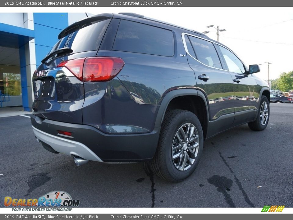 2019 GMC Acadia SLT Blue Steel Metallic / Jet Black Photo #12