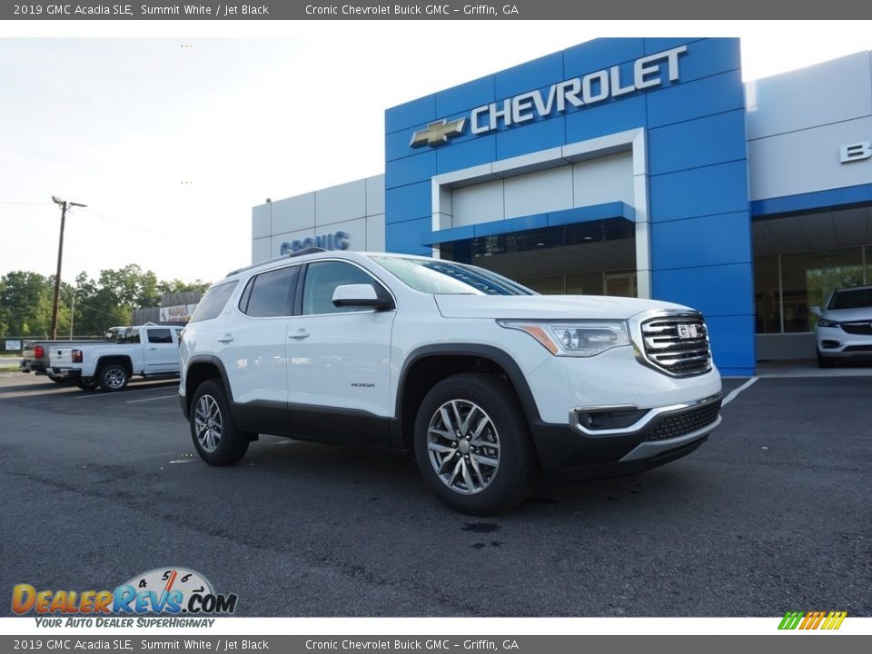 2019 GMC Acadia SLE Summit White / Jet Black Photo #1