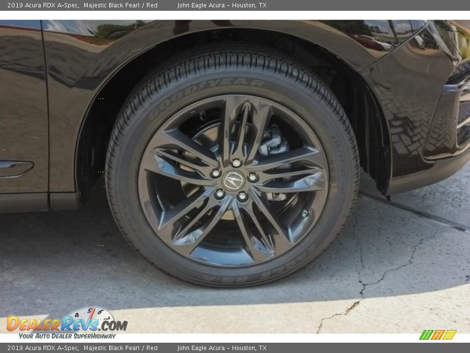 2019 Acura RDX A-Spec Majestic Black Pearl / Red Photo #11