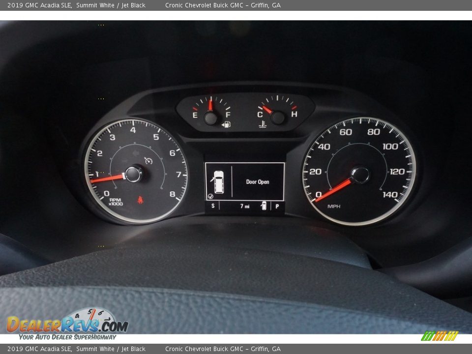 2019 GMC Acadia SLE Summit White / Jet Black Photo #8
