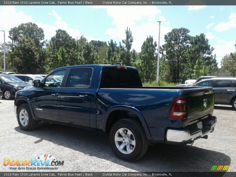 2019 Ram 1500 Laramie Crew Cab Patriot Blue Pearl / Black Photo #3
