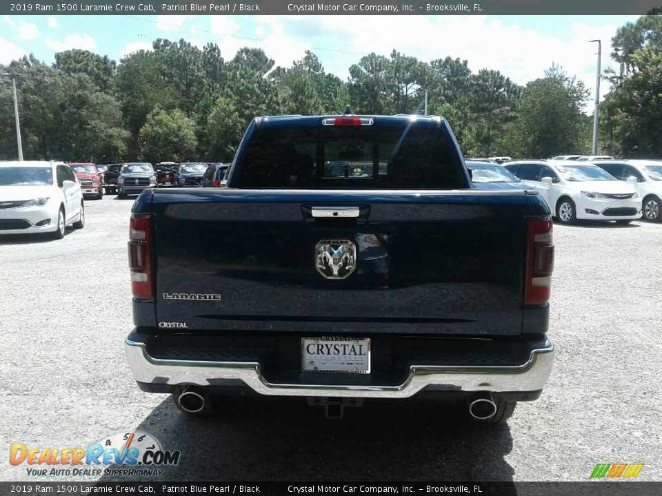 2019 Ram 1500 Laramie Crew Cab Patriot Blue Pearl / Black Photo #4