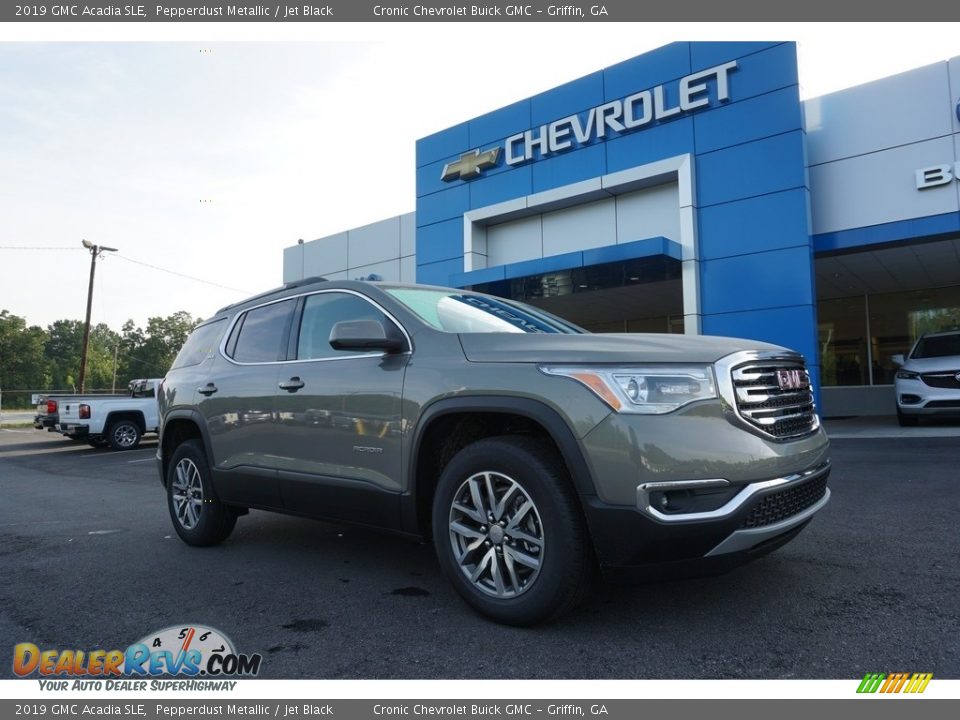 2019 GMC Acadia SLE Pepperdust Metallic / Jet Black Photo #1
