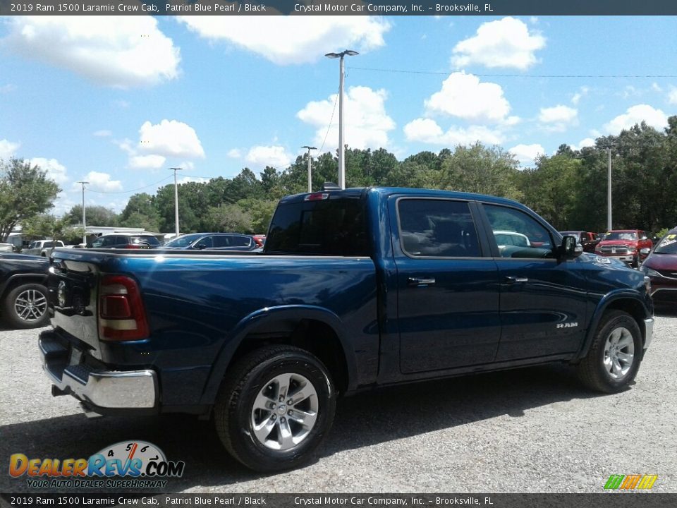 2019 Ram 1500 Laramie Crew Cab Patriot Blue Pearl / Black Photo #5