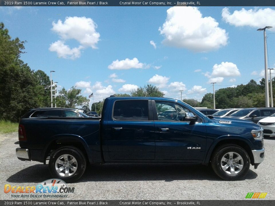 2019 Ram 1500 Laramie Crew Cab Patriot Blue Pearl / Black Photo #6