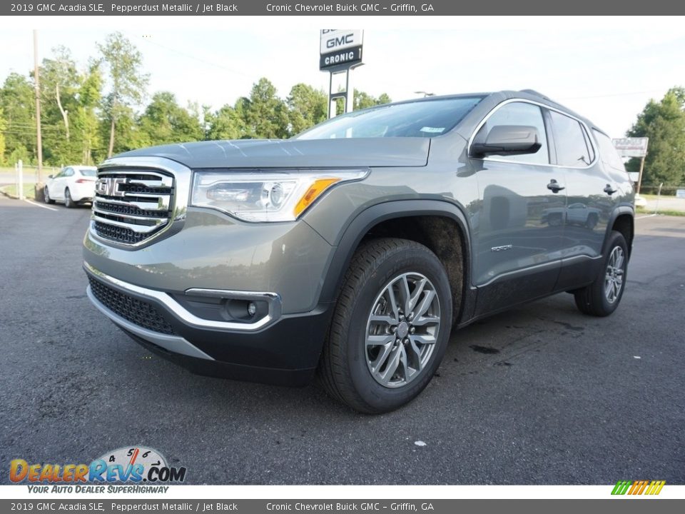 2019 GMC Acadia SLE Pepperdust Metallic / Jet Black Photo #3