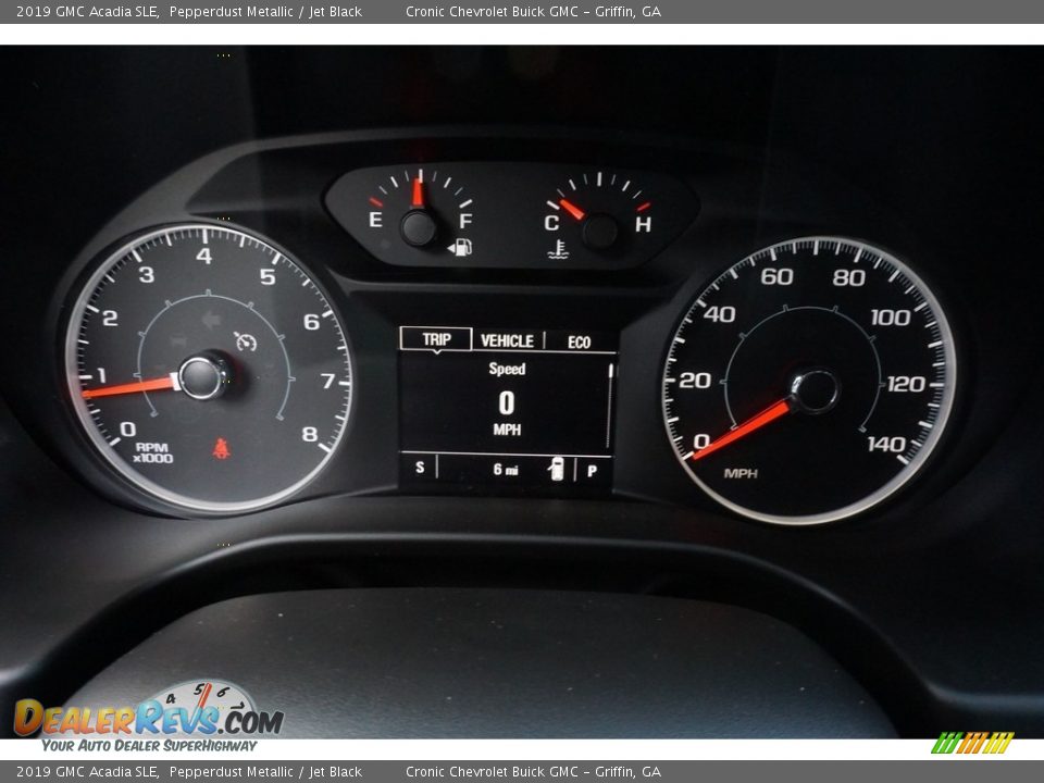 2019 GMC Acadia SLE Pepperdust Metallic / Jet Black Photo #6