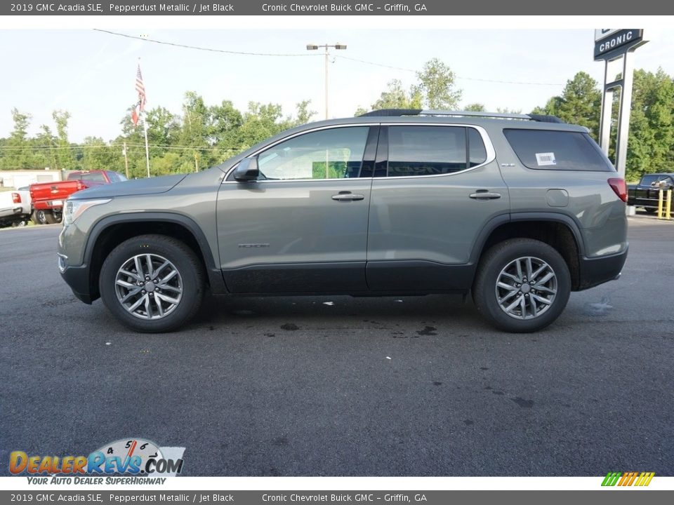2019 GMC Acadia SLE Pepperdust Metallic / Jet Black Photo #9