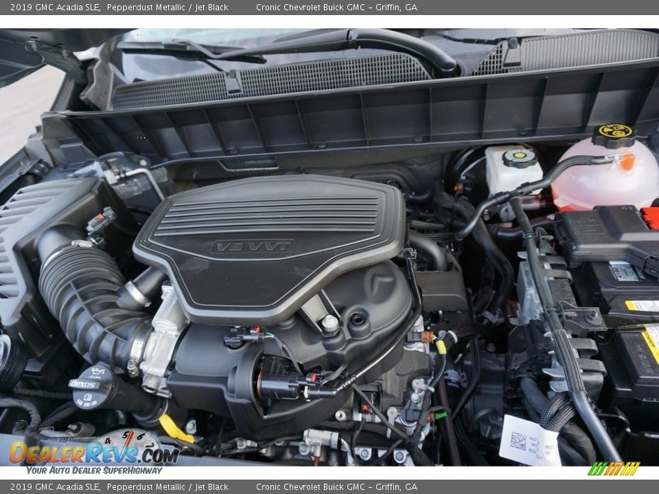 2019 GMC Acadia SLE Pepperdust Metallic / Jet Black Photo #11
