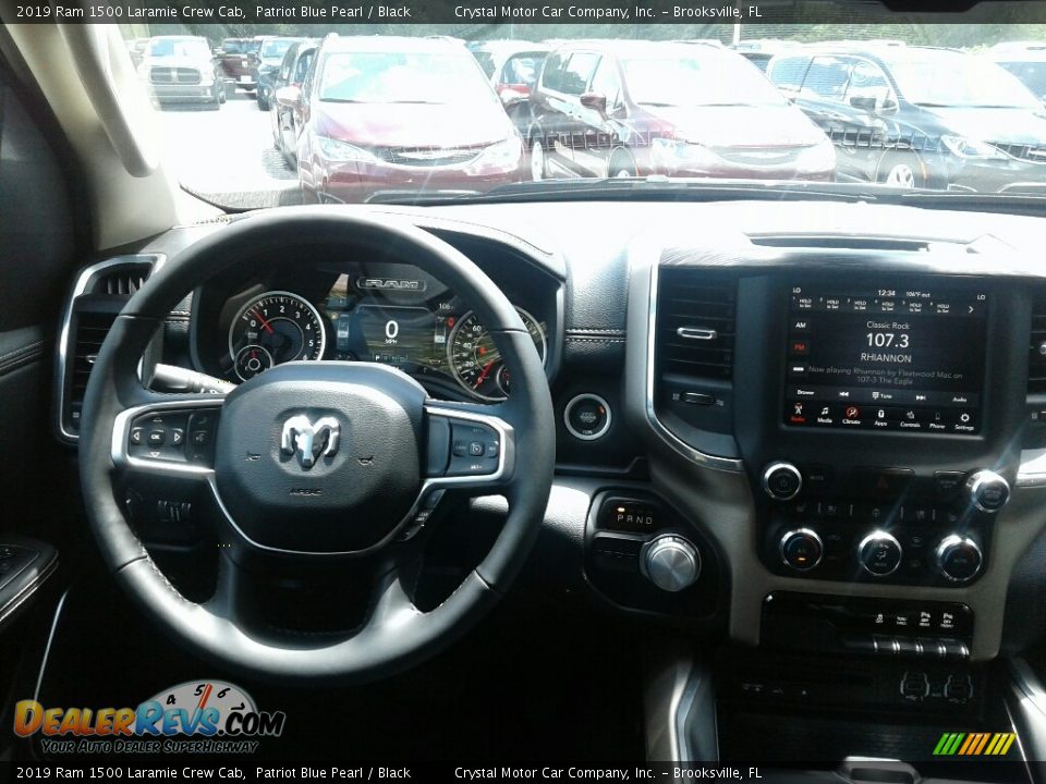 Dashboard of 2019 Ram 1500 Laramie Crew Cab Photo #13