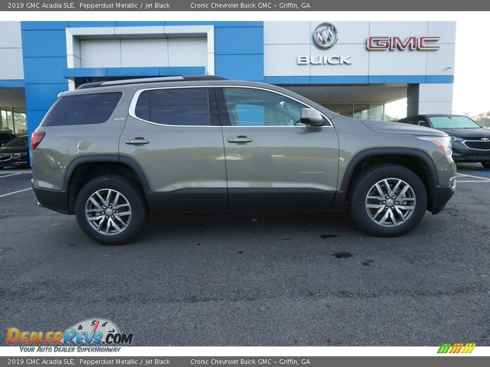 2019 GMC Acadia SLE Pepperdust Metallic / Jet Black Photo #12