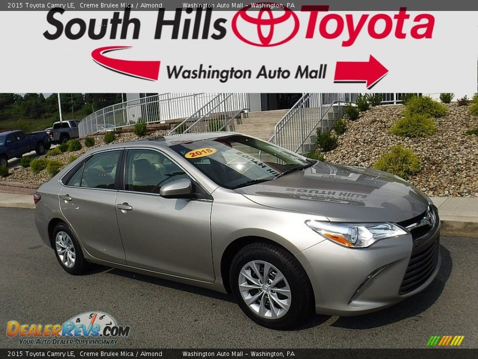 2015 Toyota Camry LE Creme Brulee Mica / Almond Photo #1