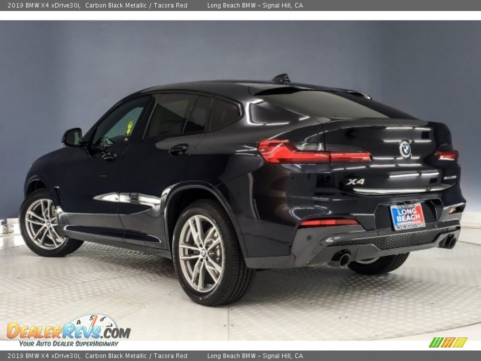 2019 BMW X4 xDrive30i Carbon Black Metallic / Tacora Red Photo #2
