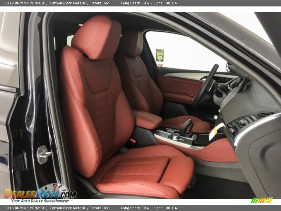 2019 BMW X4 xDrive30i Carbon Black Metallic / Tacora Red Photo #5