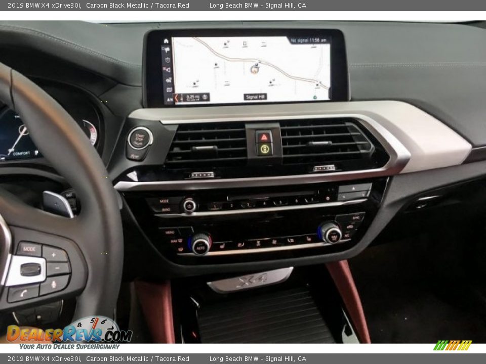 2019 BMW X4 xDrive30i Carbon Black Metallic / Tacora Red Photo #6