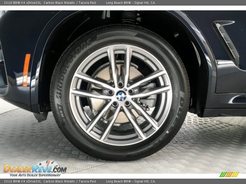 2019 BMW X4 xDrive30i Carbon Black Metallic / Tacora Red Photo #9