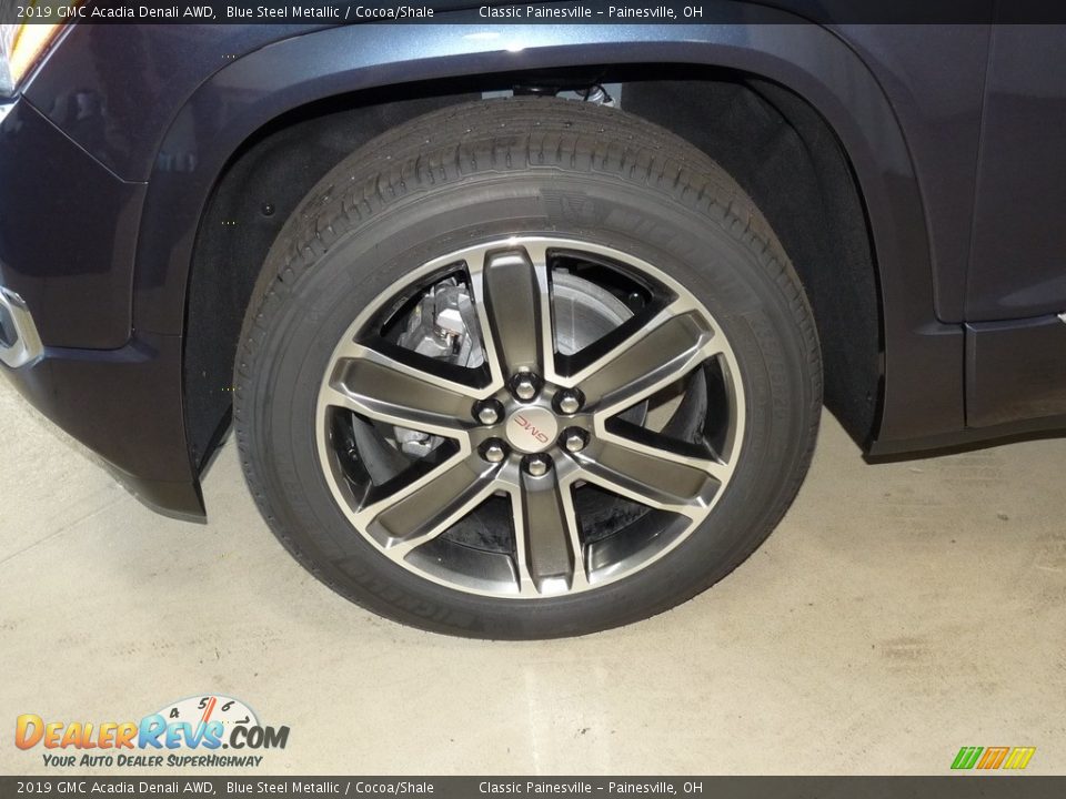 2019 GMC Acadia Denali AWD Blue Steel Metallic / Cocoa/Shale Photo #5