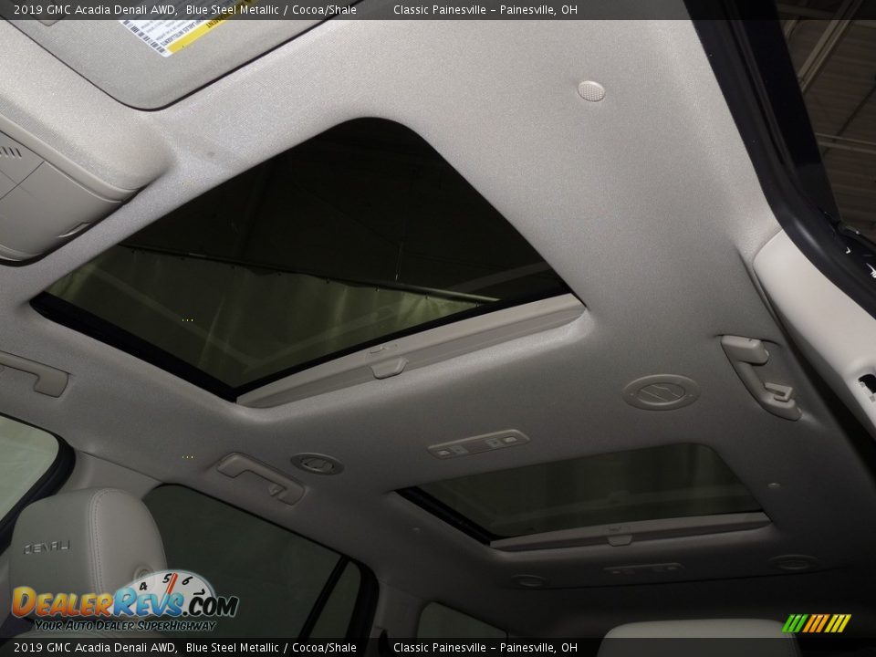 2019 GMC Acadia Denali AWD Blue Steel Metallic / Cocoa/Shale Photo #6