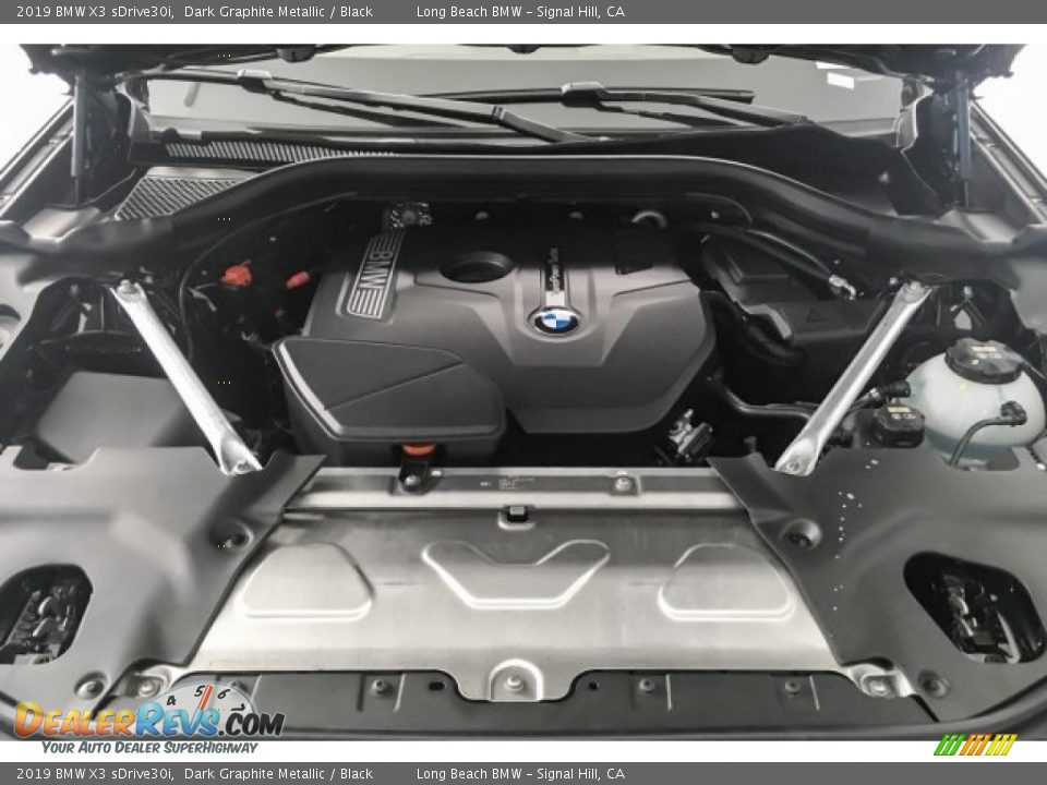 2019 BMW X3 sDrive30i Dark Graphite Metallic / Black Photo #8