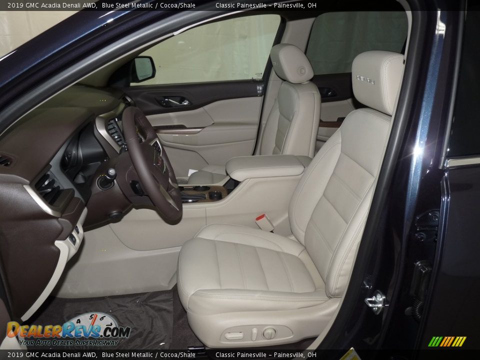 2019 GMC Acadia Denali AWD Blue Steel Metallic / Cocoa/Shale Photo #7