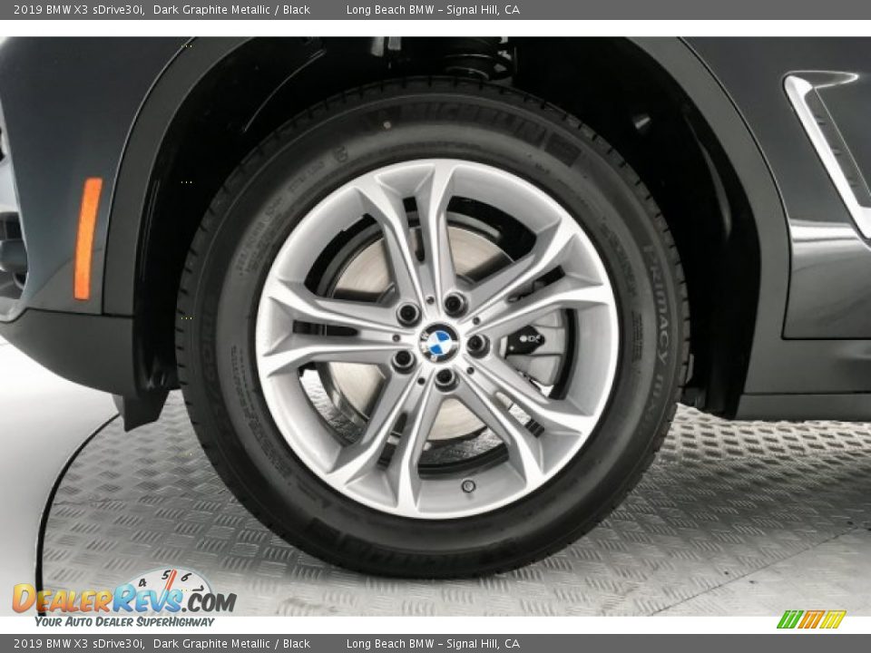 2019 BMW X3 sDrive30i Dark Graphite Metallic / Black Photo #9