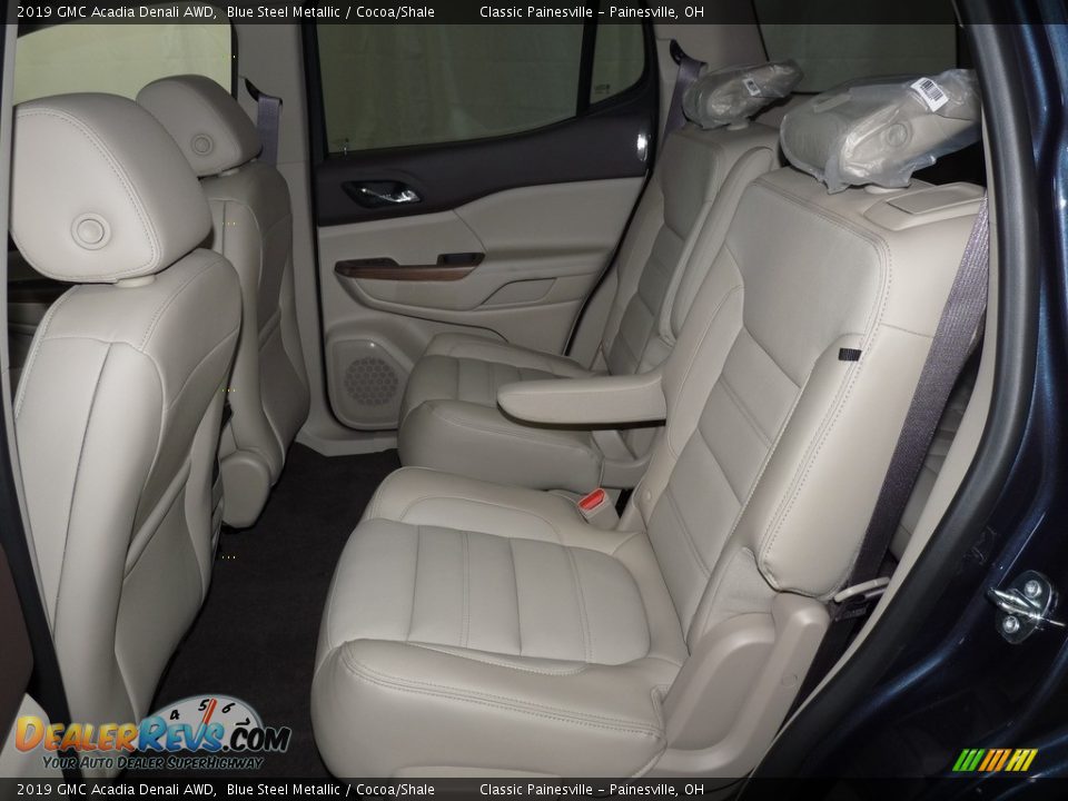 2019 GMC Acadia Denali AWD Blue Steel Metallic / Cocoa/Shale Photo #8