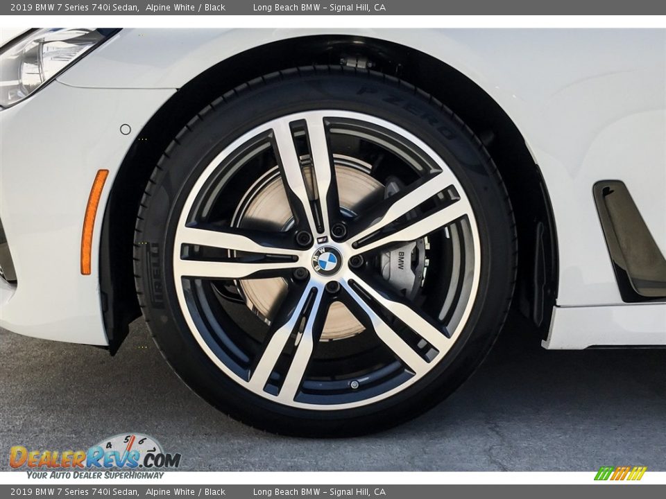 2019 BMW 7 Series 740i Sedan Alpine White / Black Photo #8