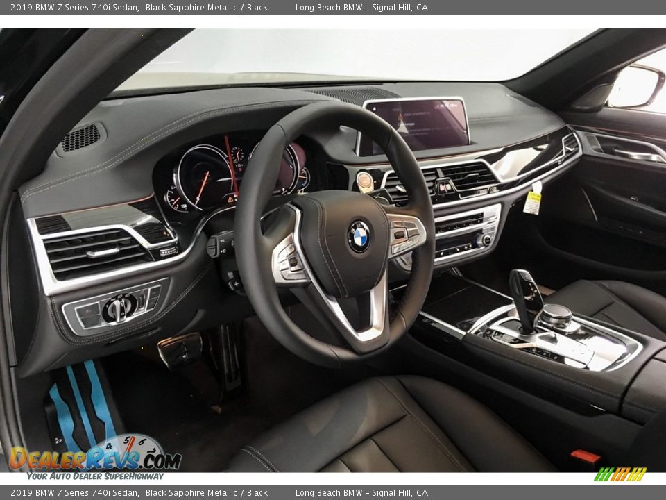 2019 BMW 7 Series 740i Sedan Black Sapphire Metallic / Black Photo #4